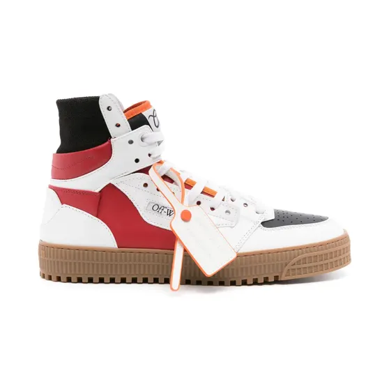 Off-White 3.0 Off Court leren “Red” (OMIA065S24LEA0022501)