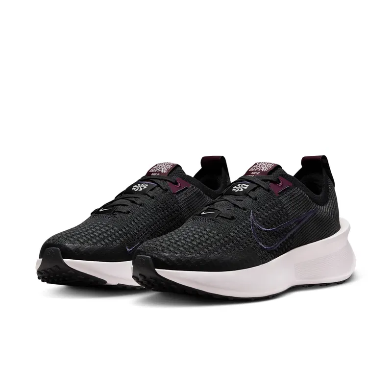 Nike Interact Run Black Burgundy Crush Pearl Pink Purple Ink (FD2292-002)