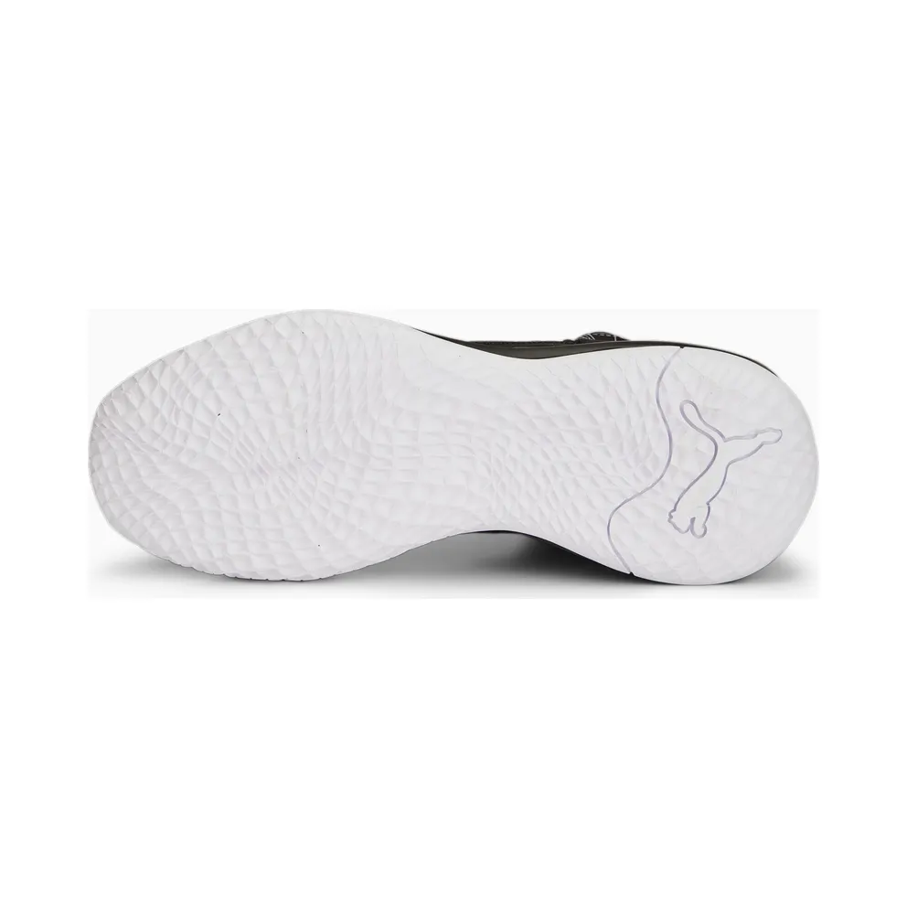Puma Playmaker Pro Mid Courtside Basketball Shoes White/Black (378326-01)