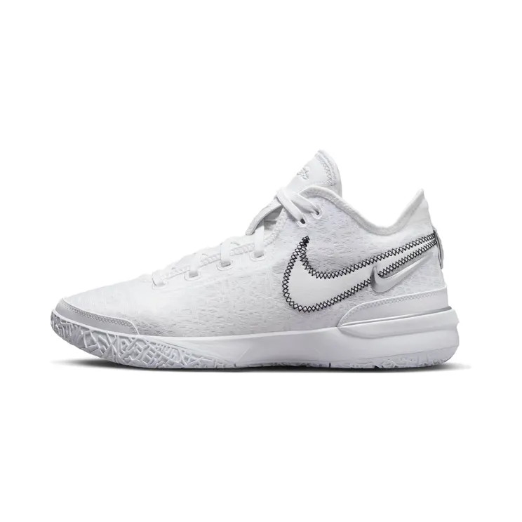 Nike Zoom Lebron NXXT Gen “White / Black / Metallic Silver” (DR8784-101)