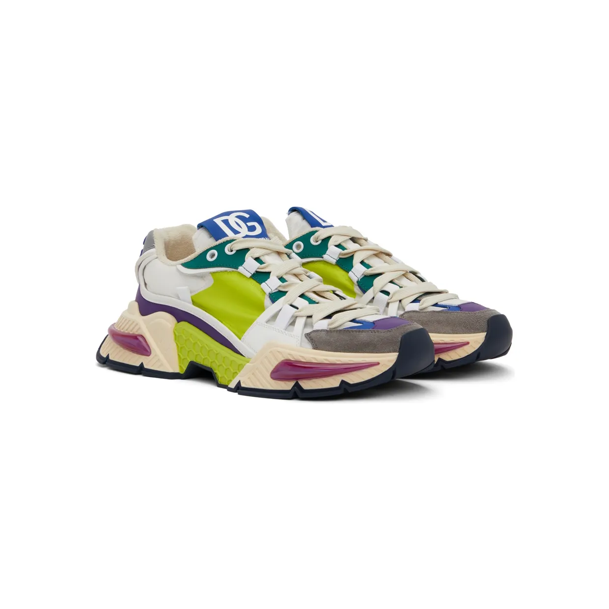 Dolce & Gabbana Multicolor Airmaster Low-Top Sneakers (CS1984 AQ939) (4)