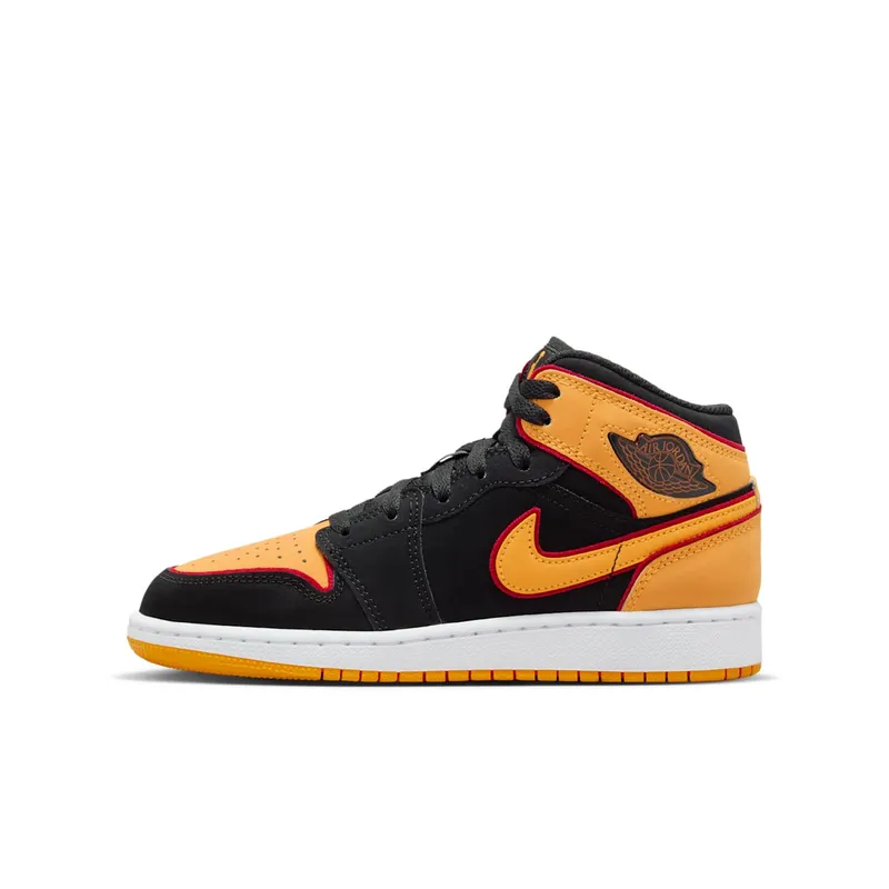 Jordan 1 Mid SE Black Vivid Orange (FJ4924-008)