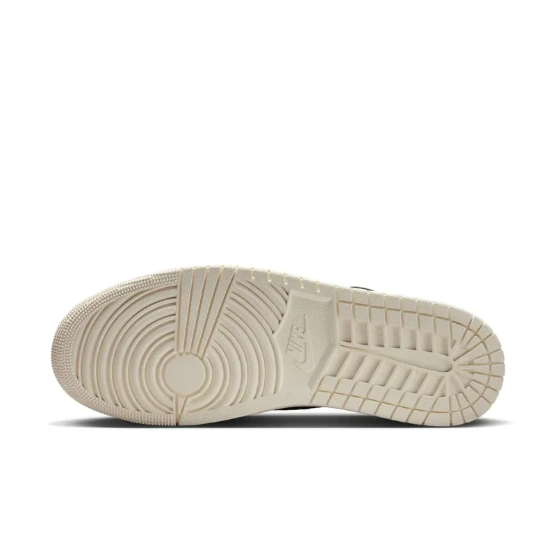 Jordan 1 Retro Low Swooshless Black Black/Black-Sail (848775-005)