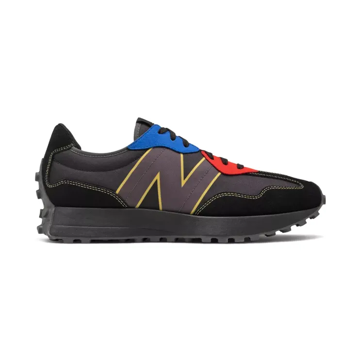 New Balance 327 Black Yellow Blue Red (MS327BC1)