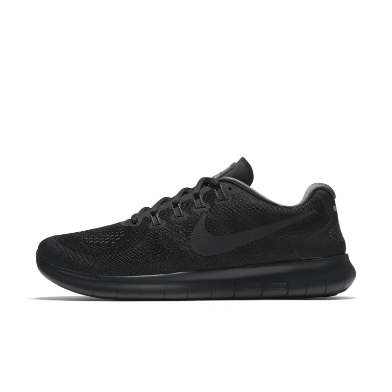 Nike Free RN 2017 Triple Black Black/White-Dark Grey-Anthracite (880839-003)