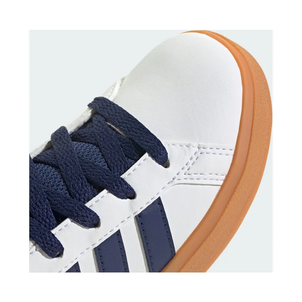 Adidas Grand Court Lifestyle Tennis Lace-Up Cloud White / Dark Blue / Gum (JI0969)