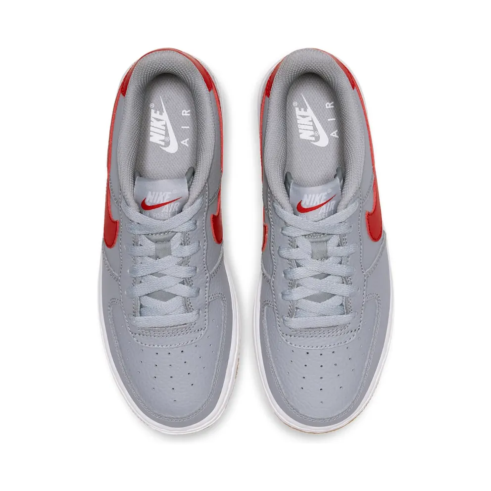 Nike Air Force 1 Low GS “Wolf Grey University Red” (CI1759-002)