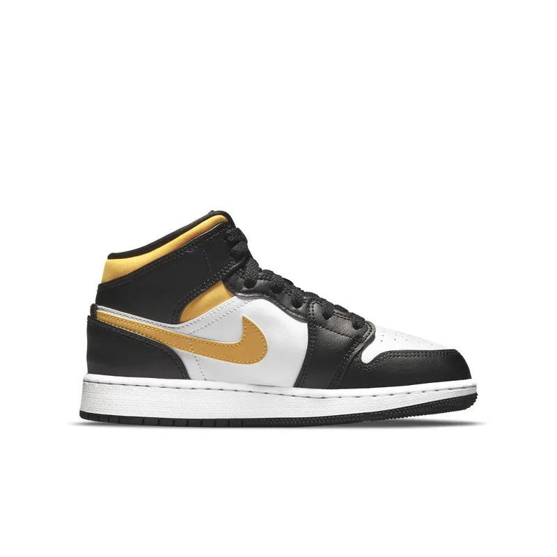 Air Jordan 1 Mid GS “Pollen / Black / White” (554725-177)