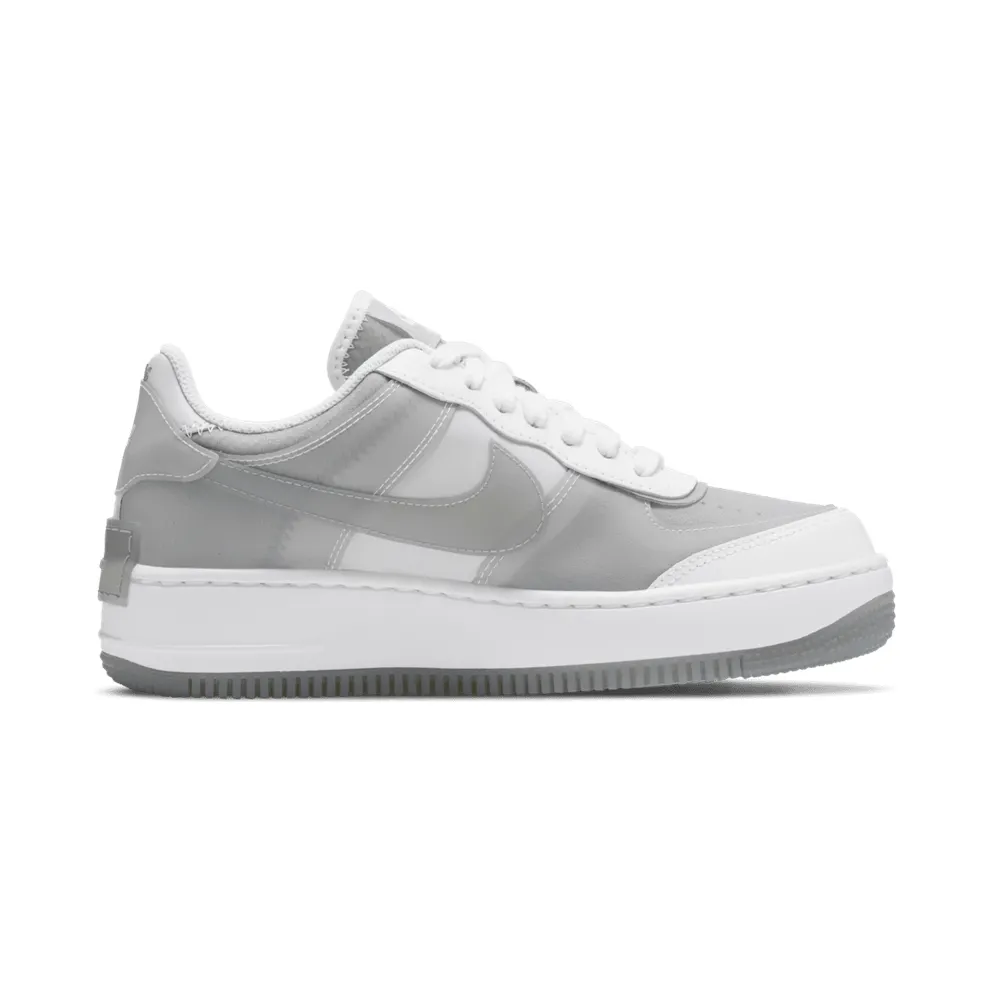 Nike Air Force 1 Shadow White Grey (W) White/Grey Fog-Photon Dust-Particle Grey (CK6561-100)