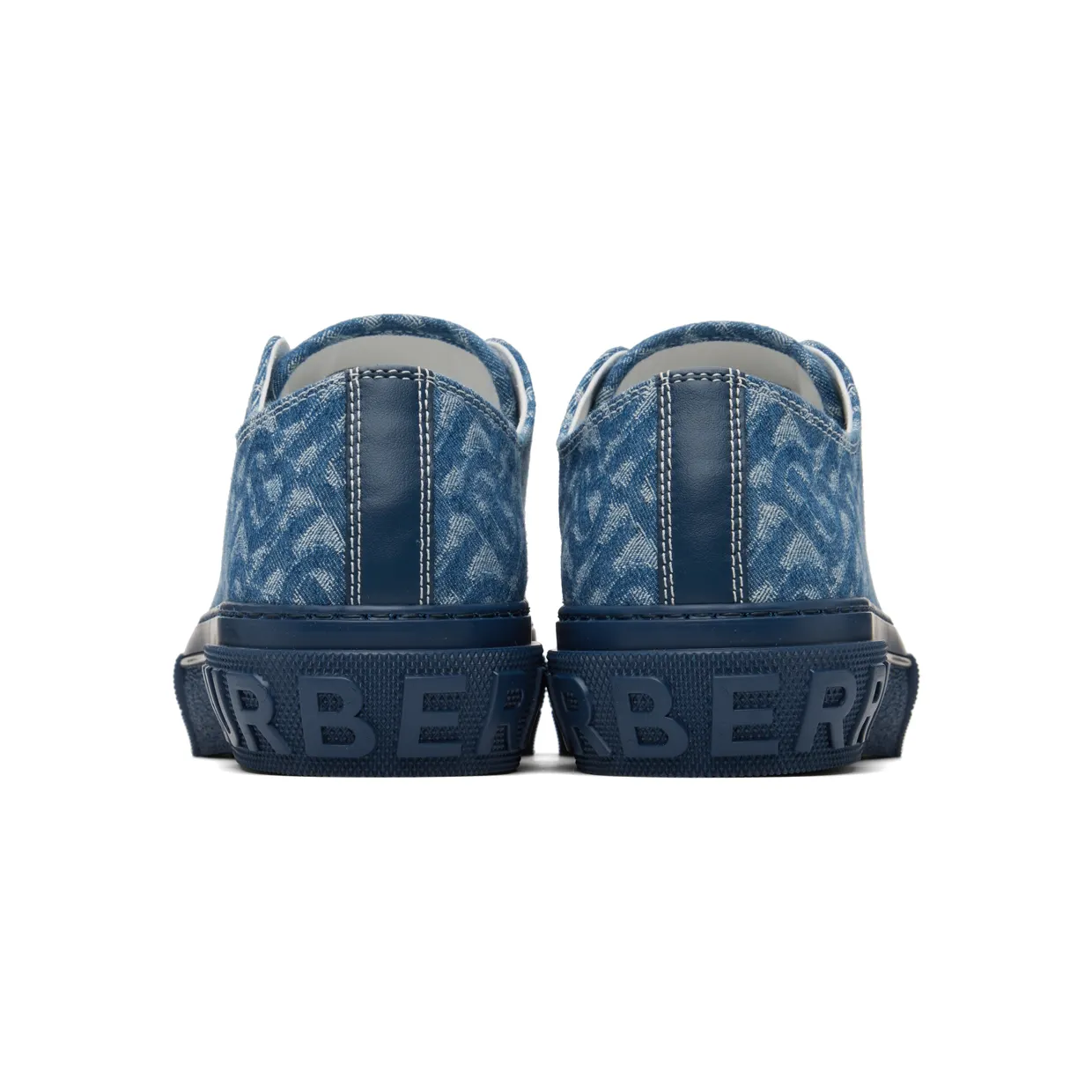 Burberry Blue Monogram Denim Sneakers (8055978) (2)