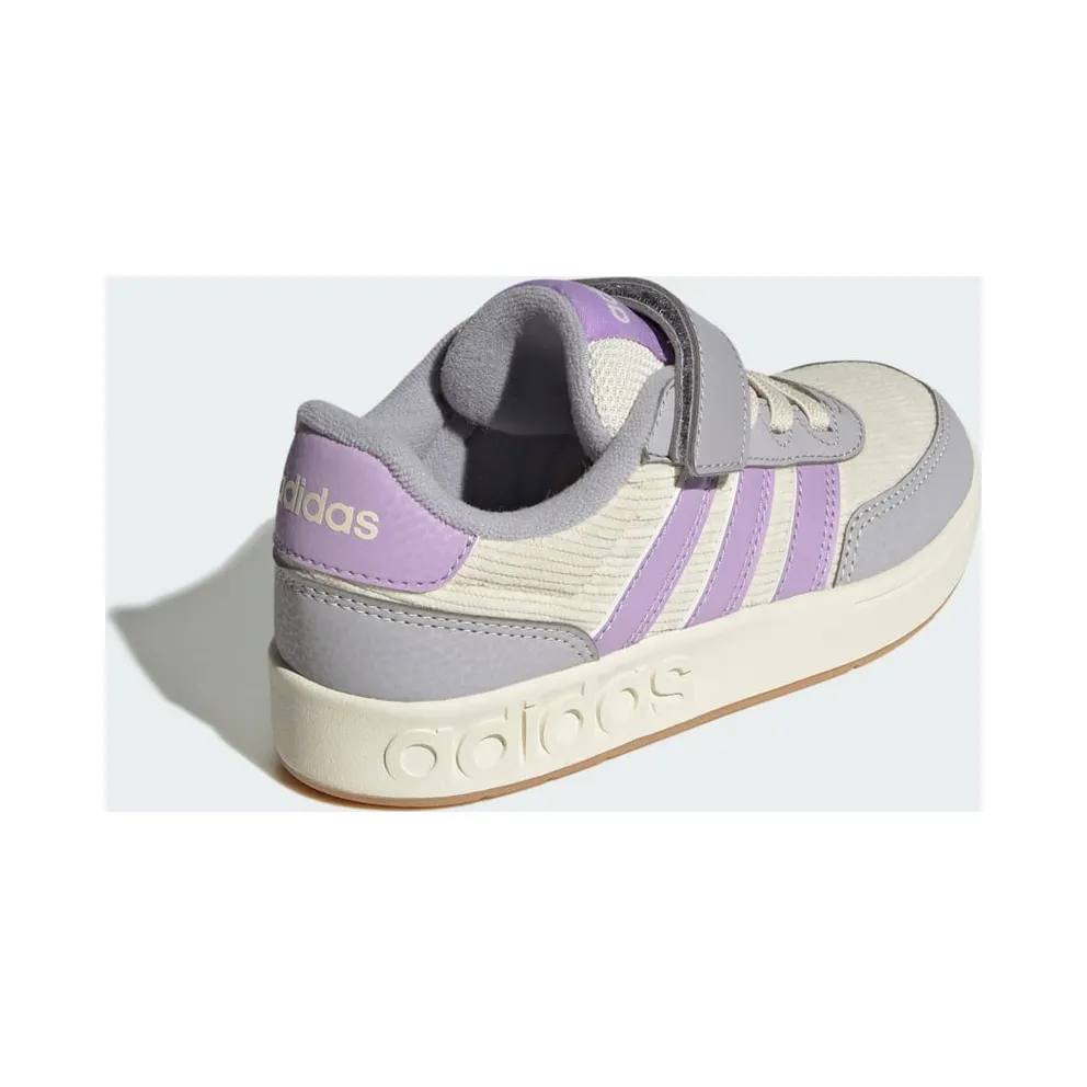 Adidas Breakbase Kids Wonder White / Powder Plum / Glory Grey (JQ3107)