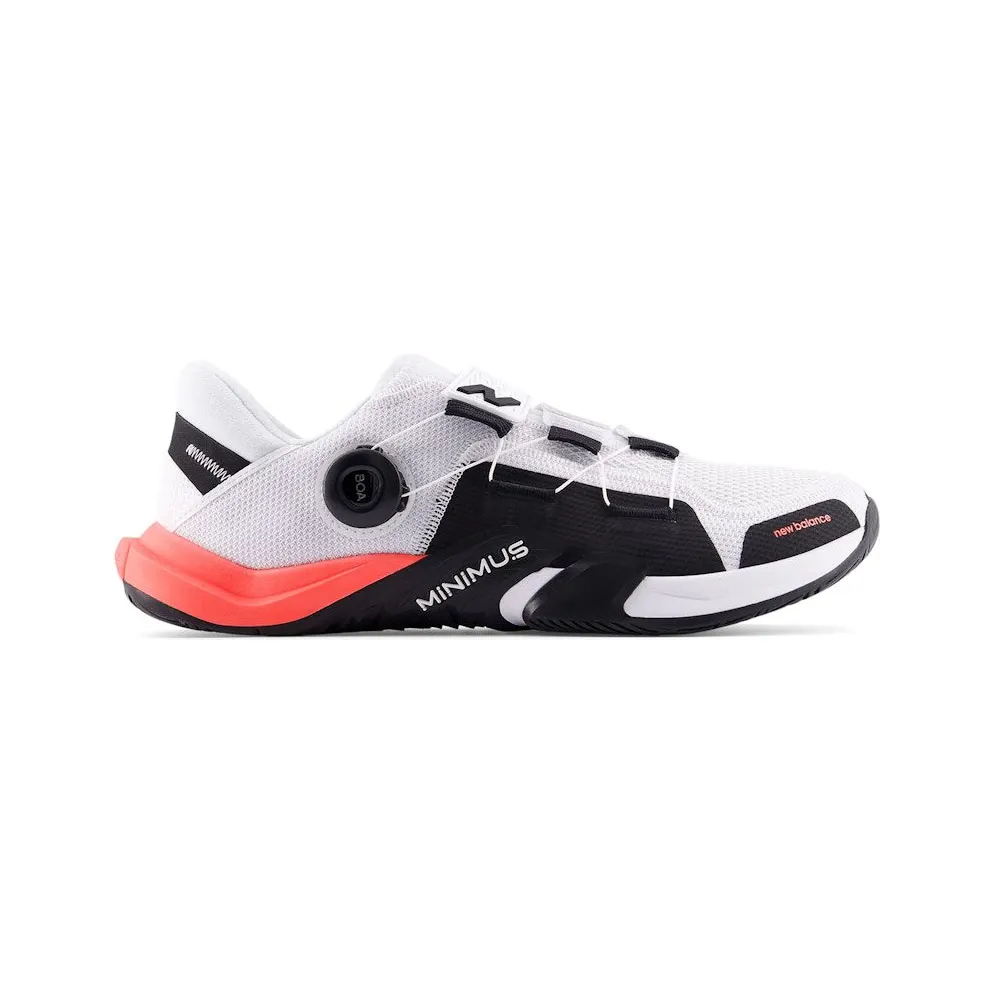 New Balance Minimus TR BOA v2 White Black Urgent Red (MXMTRBH2)