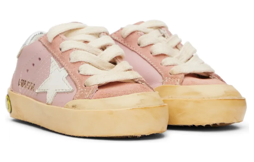 Golden Goose Baby Pink Super-Star Penstar Sneakers (GJF00175.F003182.25647) (4)