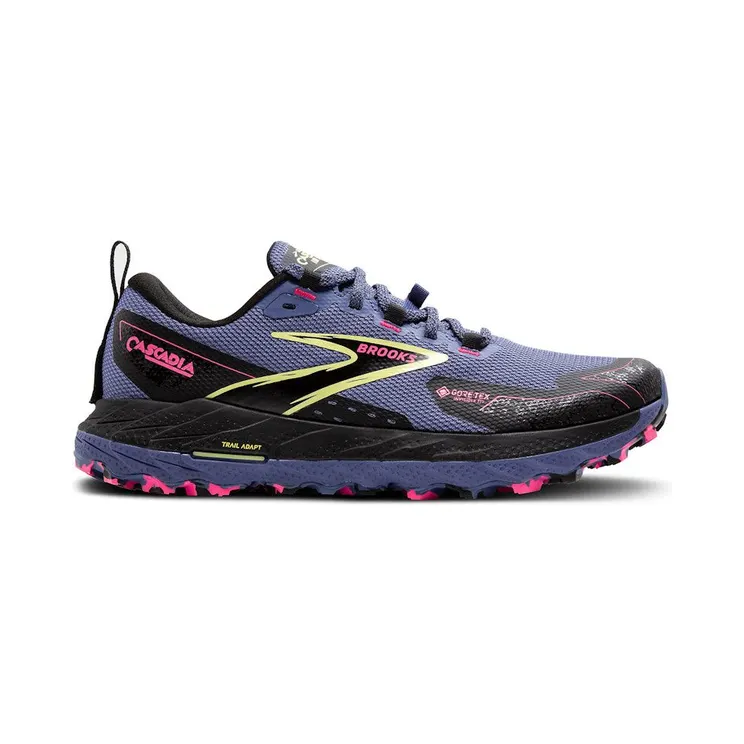 Brooks Cascadia 18 Gore-Tex Grey Blue Black Pink (120415-1B-464)
