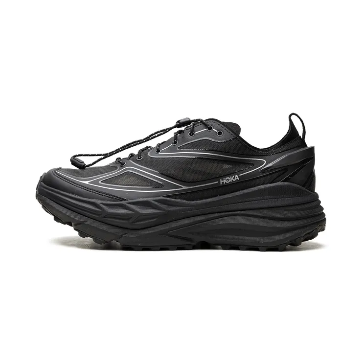 Hoka One Stinson One7 “Black Silver” (1168931-BKSV)