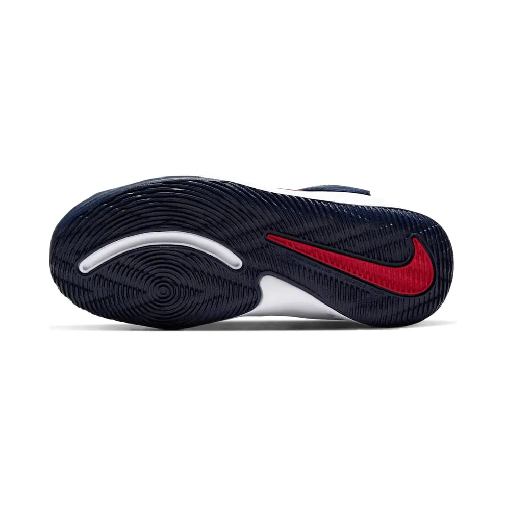 Nike Team Hustle D 9 FlyEase Midnight Navy (PS) Midnight Navy/White/Saffron Quartz (BV2951-400)