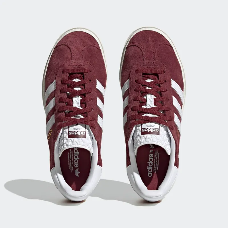 Adidas Gazelle Bold Shadow Red / Cloud White / Core White (HQ6892)