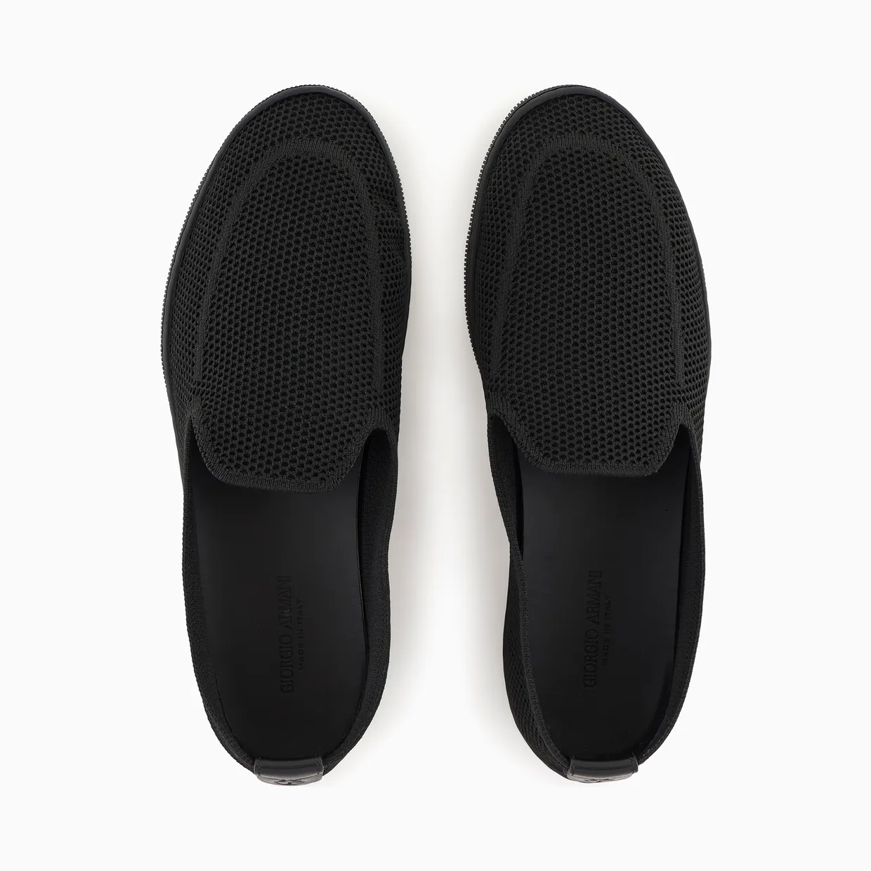 Armani Breathable Mesh Slip-On With Leather Inserts (X2X205-XR089-K001) (3)