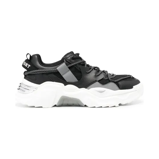 Plein Sport Runner met vlakken “Black” (AABSUSC0351STE003N)