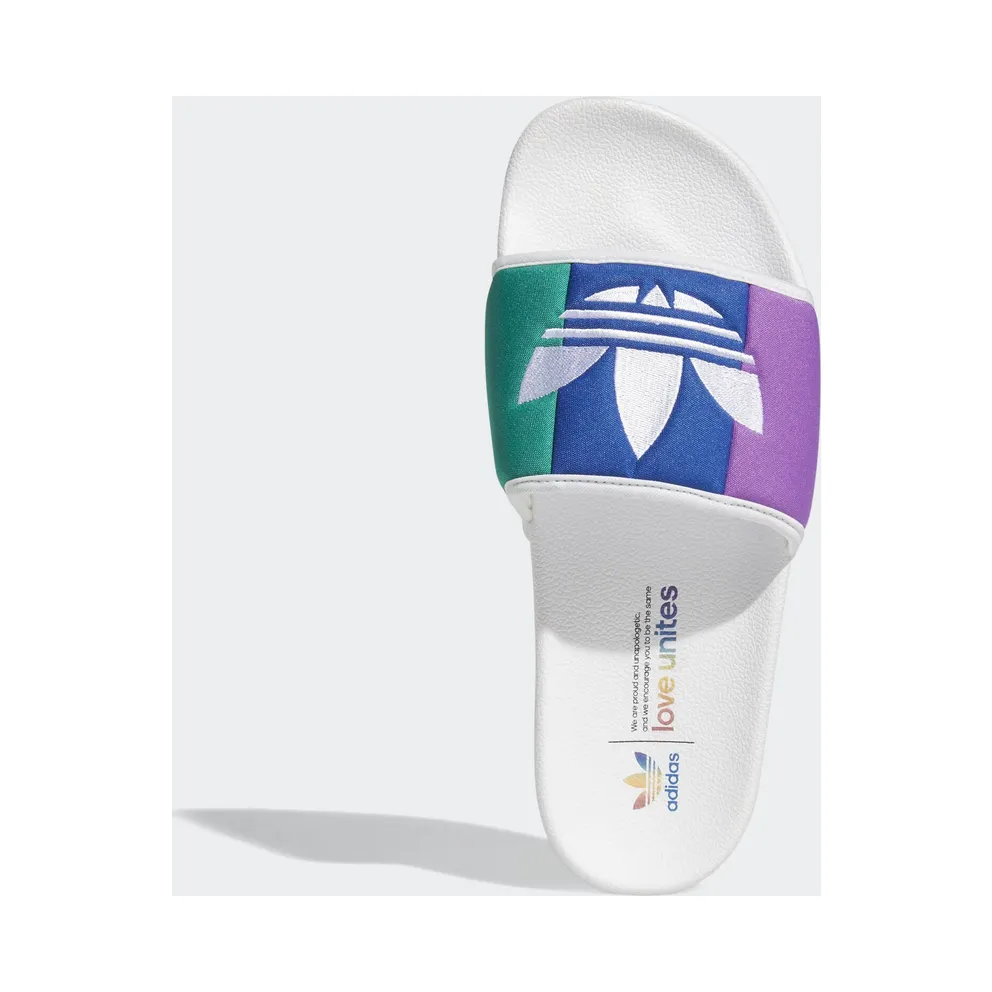 adidas Adilette Pride (2019) Cloud White/Orange/Scarlet (EF2317)