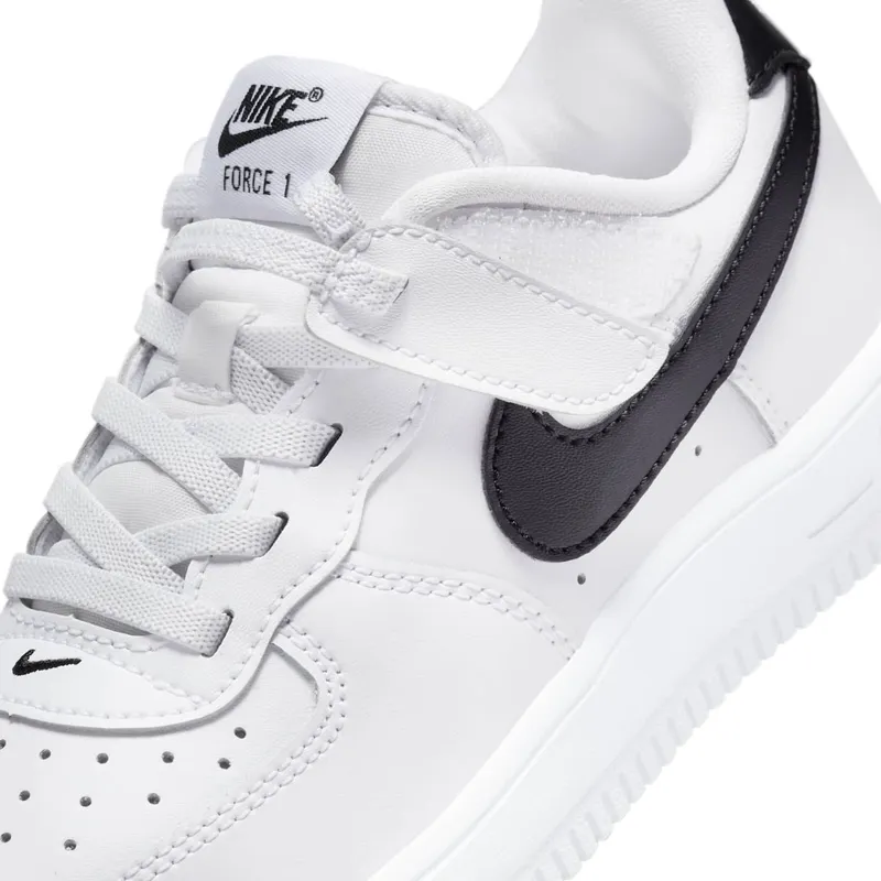 Nike Air Force 1 Low Easy-On PS “WHITE BLACK” (FN0237-101)