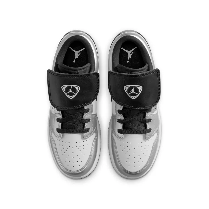Jordan 1 Low SE GS “Metallic Silver Tiempo” (IR2310-100)