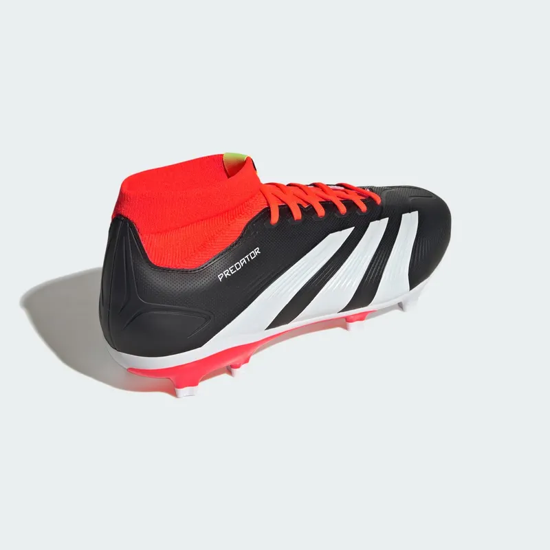 adidas Predator 24 League FG Core Black Cloud White Solar Red (IG7772)