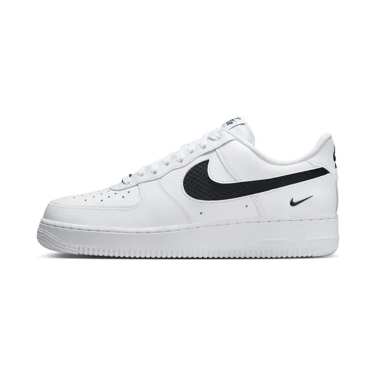 Nike Air Force 1 Low Nylon Swoosh “White / Black” (IH4452-100)