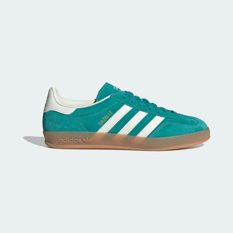 adidas Gazelle Indoor Pure Teal / Off White / Gold Metallic (JQ8391)