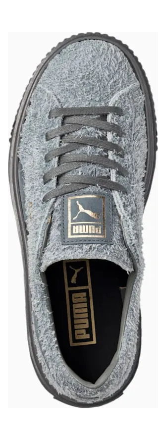 Puma SUEDE PLATFORM ELEMENTAL “GREY/STEEL GREY” (362224-02)