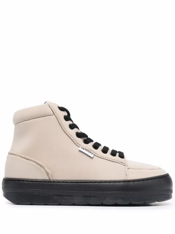 Sunnei High-Top- mit dicker Sohle – Nude (FW21DHTN01NEOBEIGE)