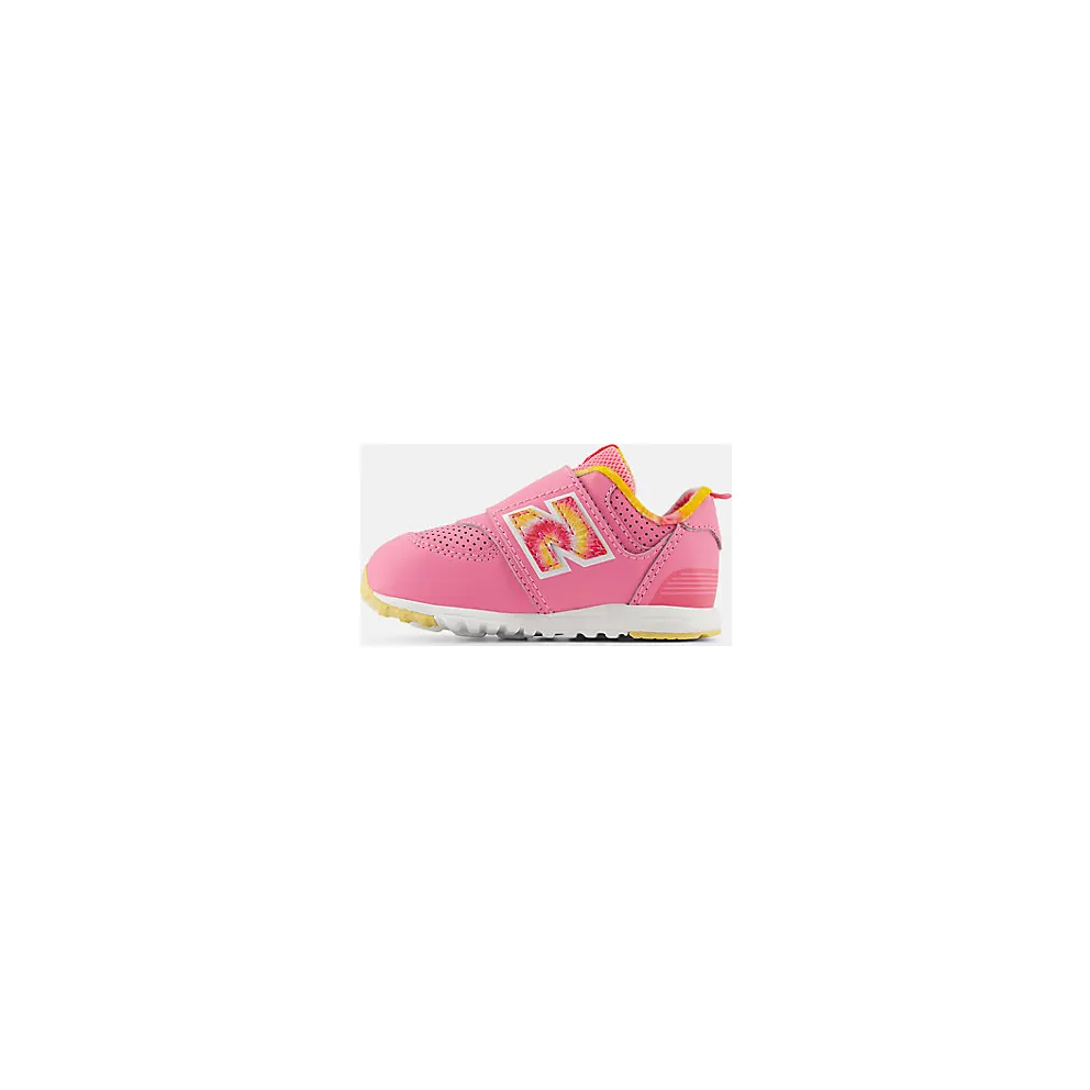 New Balance 574 Hook and Loop Signal Pink Clementine Tie-Dye (NW574KP)