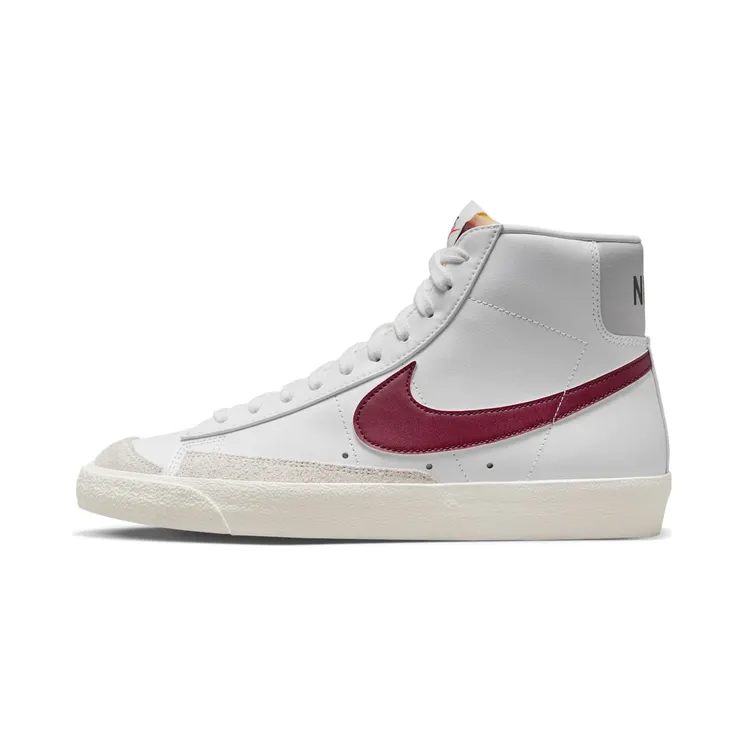 Nike Blazer Mid ’77 Vintage “White / Grey Fog / Black / Dark Beetroot” (BQ6806-120)