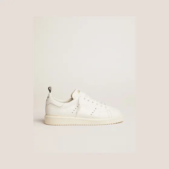 Golden Goose Starter In Leather With Star On The Heel Tab (GMF00127.F000330.10100)