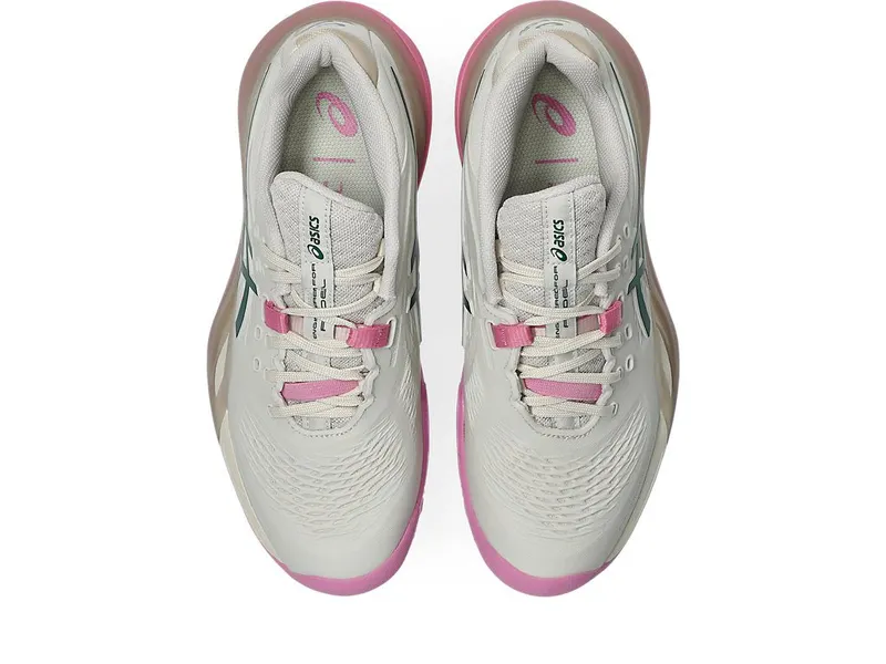 ASICS GEL-RESOLUTION X PADEL “Soft Oat / Jewel Green” (1042A285-250)