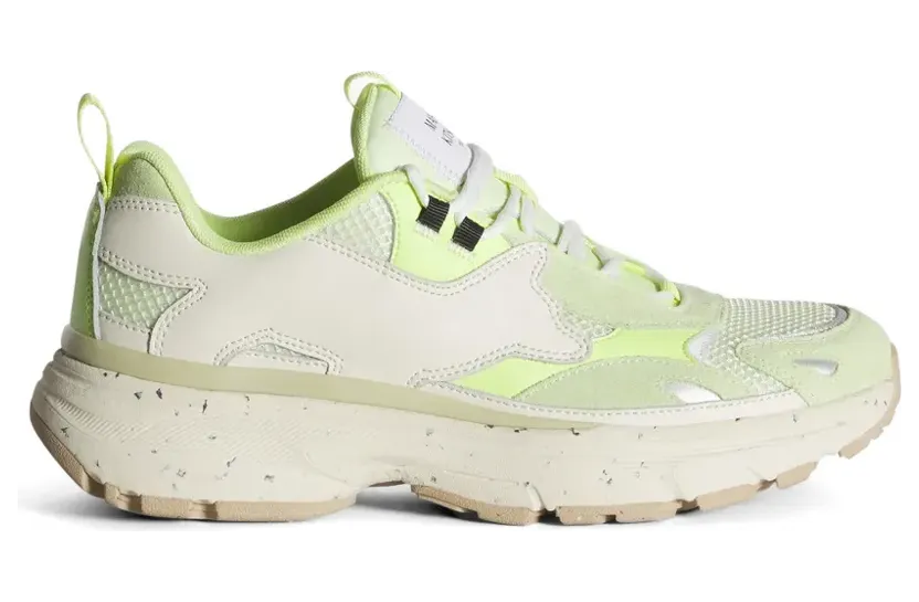 Maison Kitsuné Sora met vlakken en mesh detail “Green” (MM04803LR0060)
