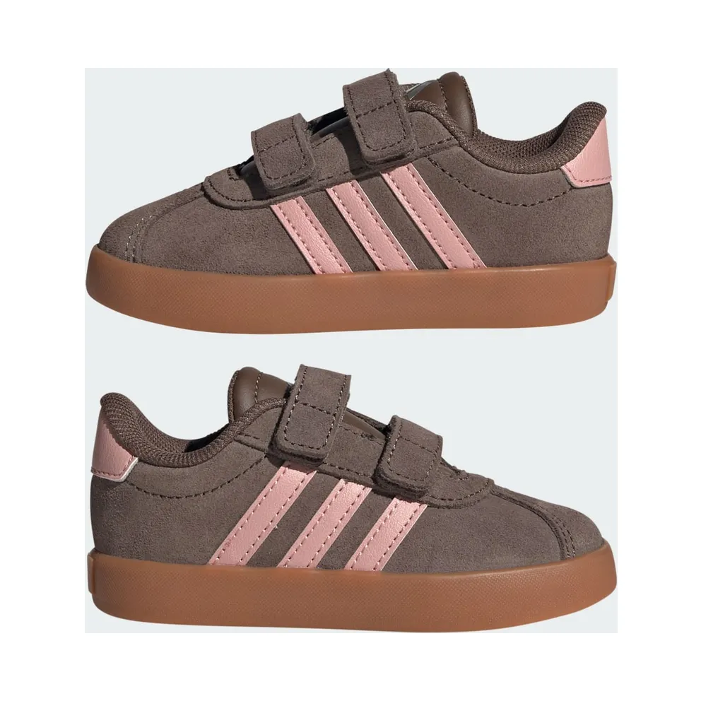 Adidas VL Court 3.0 Earth Strata / Semi Frozen Turbo / Amber Gum (KK4584)