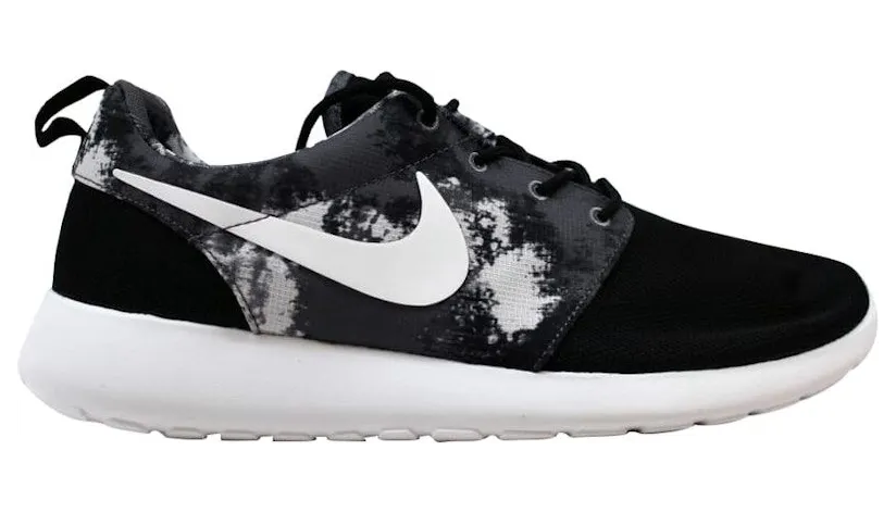 Nike Rosherun Print Black/White-Cool Grey (599432-010)