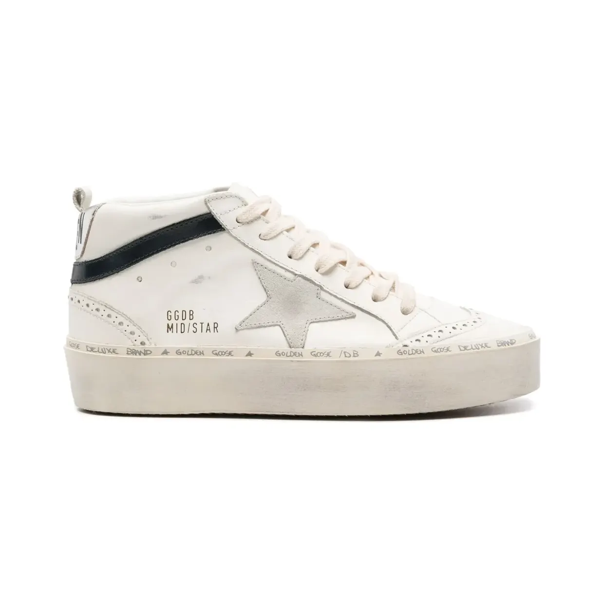 Golden Goose Mid Star high-top sneakers – Beige (GWF00699F005653)