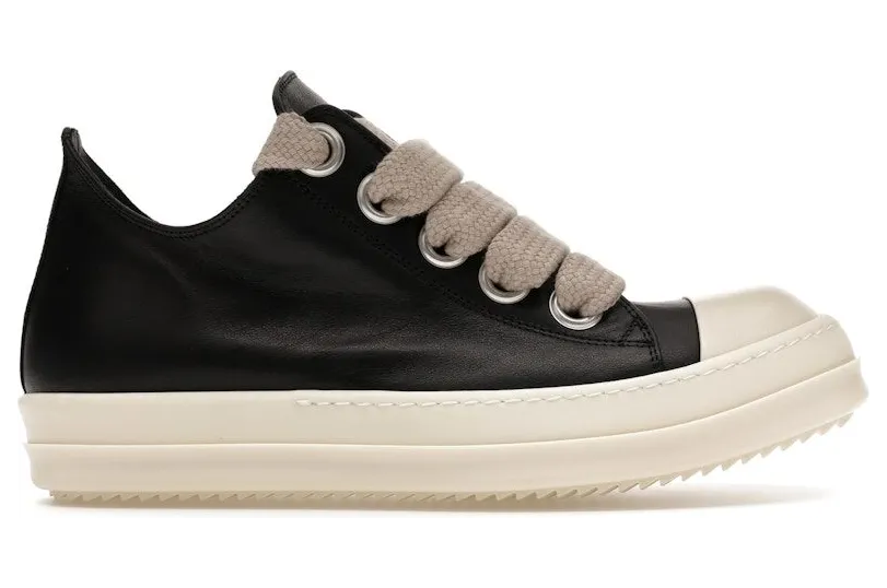 Rick Owens Concordians Jumbo Laced Low Black Milk (RU02E1893 LCOW2 911)