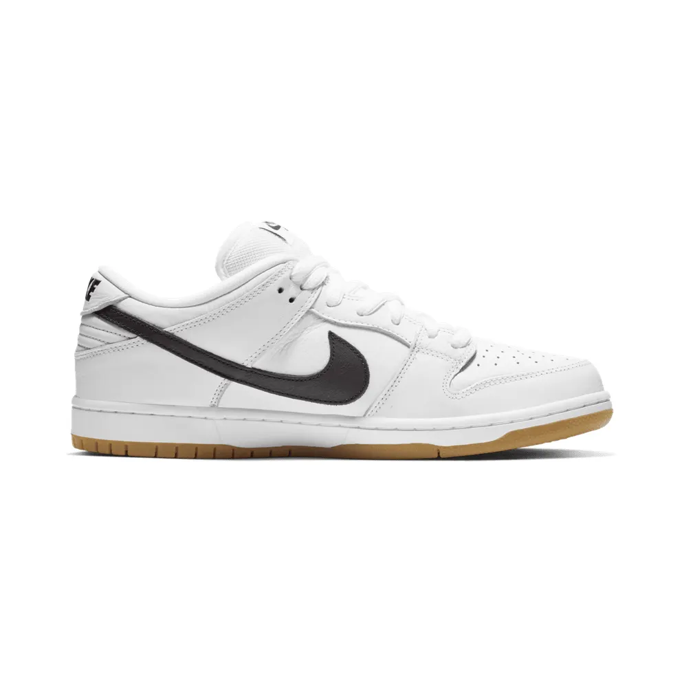 Nike SB Dunk Low Orange Label White White/Black-White-Gum Light Brown-Safety Orange (CD2563-100)
