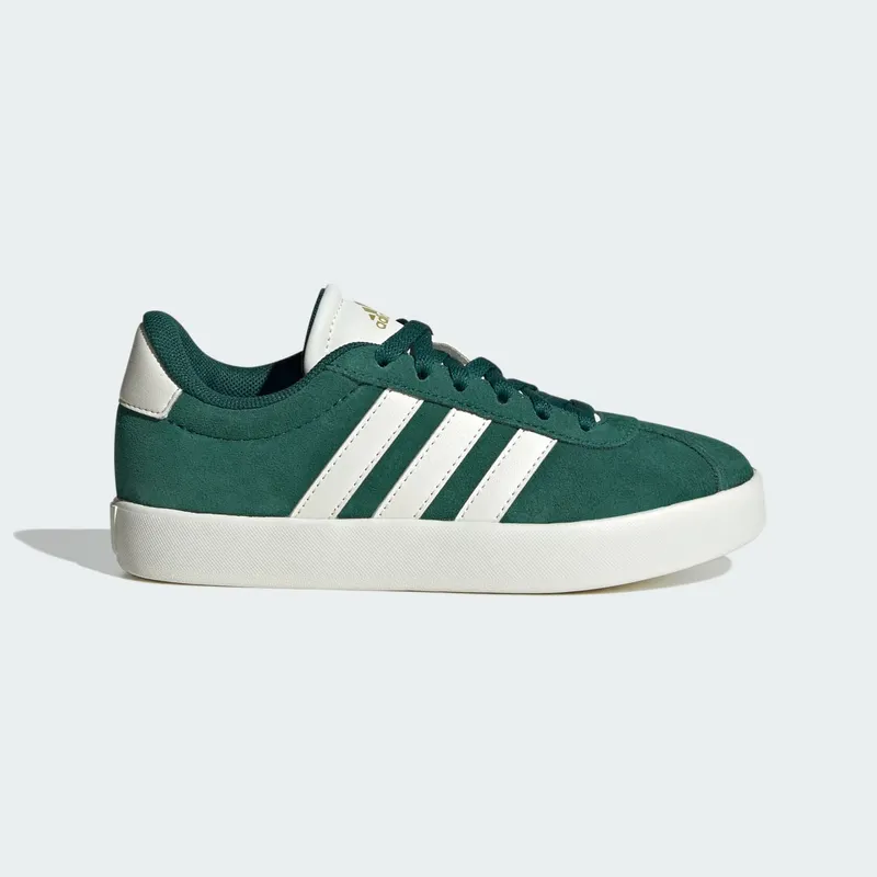 adidas VL Court 3.0 Kids Collegiate Green / Off White / Gold Metallic (ID6309)
