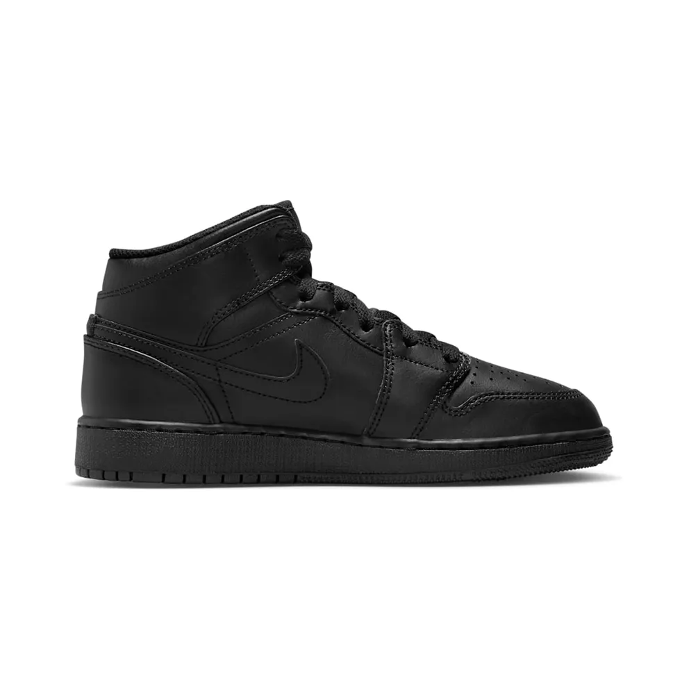 Jordan 1 Mid Triple Black (554725-093)
