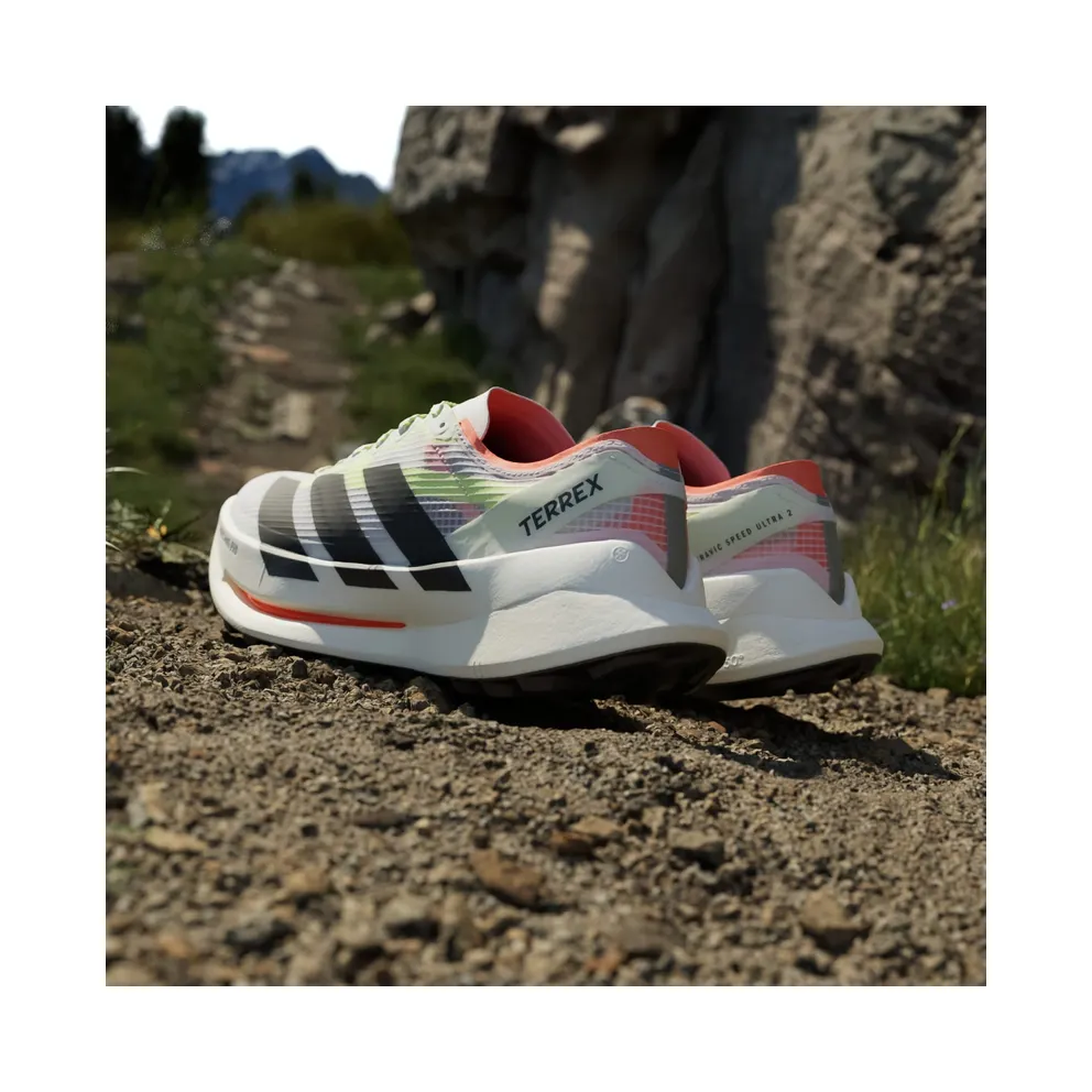 Adidas AGRAVIC SPEED ULTRA 2 – Mannen Cloud White / Core Black / Semi Impact Orange (JS3534)