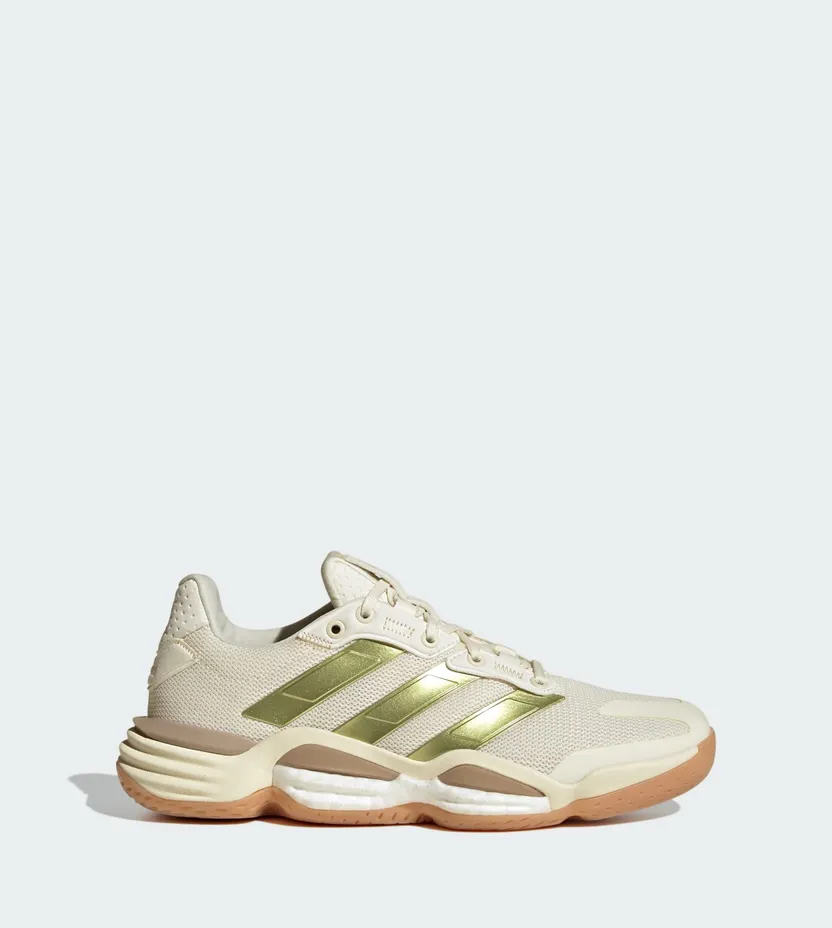 Adidas Stabil 16 Indoor Off White / Gold Metallic / Crystal Sand (JP9764)