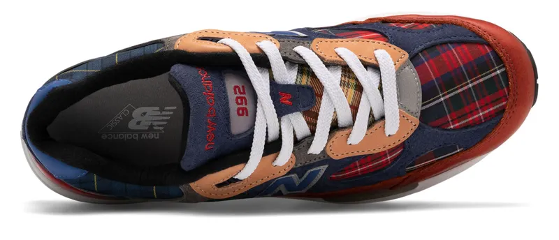 New Balance 992 Concepts Plaid Red/Blue (M992AD)
