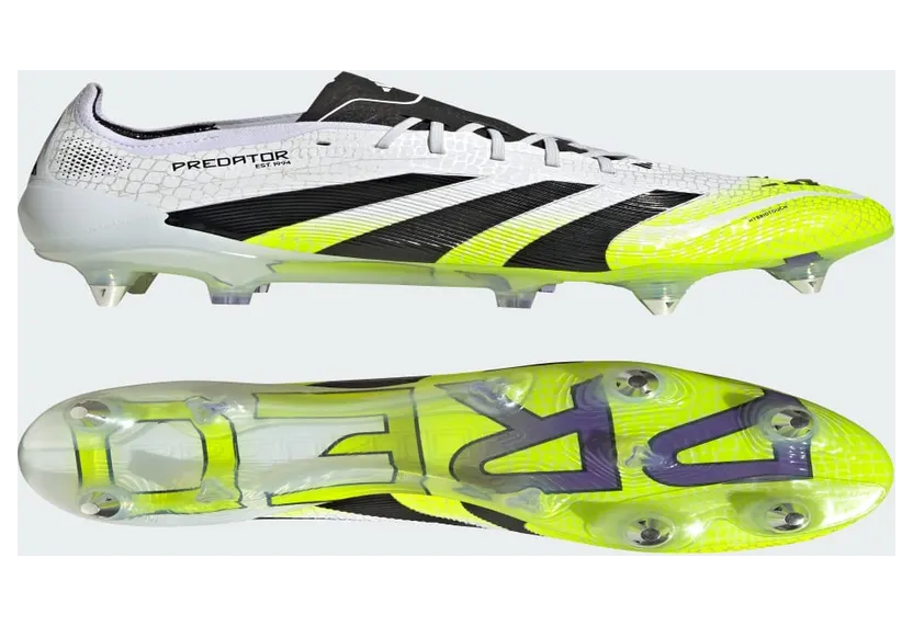 adidas Predator Elite SG Cloud White Core Black Lucid Lemon (JI1067)