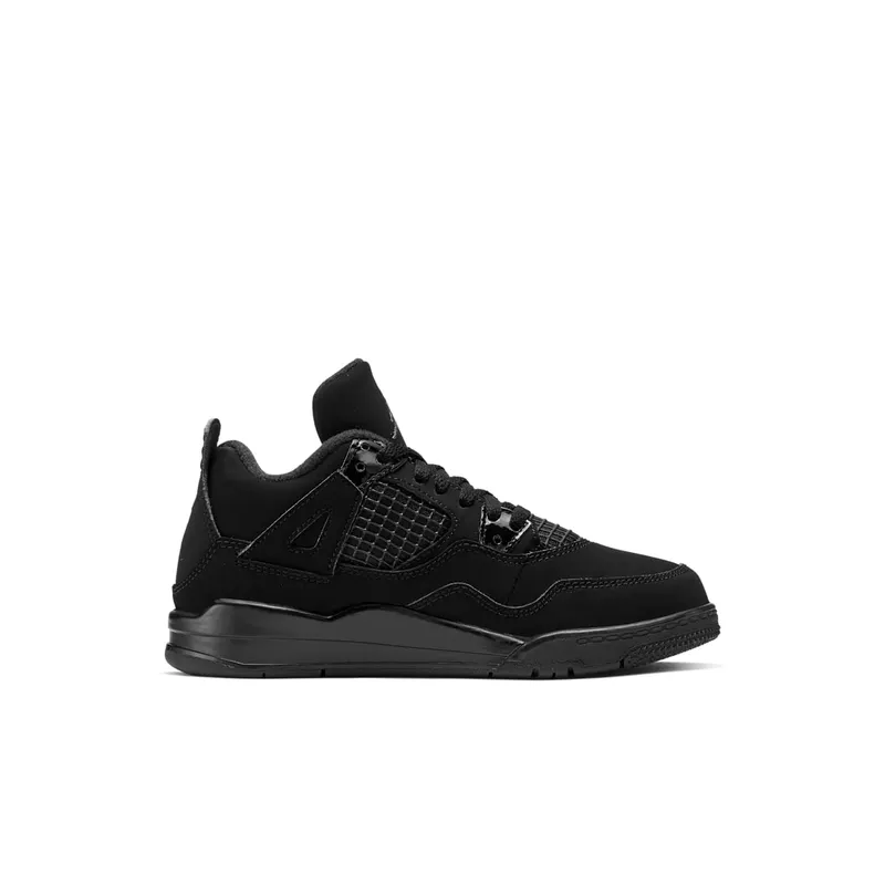 Jordan 4 Retro Black Cat 2020 (PS) Black/Black-Light Graphite (BQ7669-010)