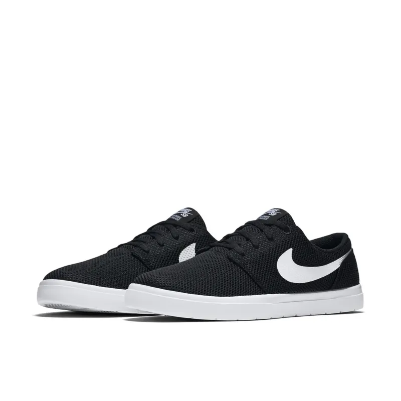 Nike Sb Portmore Ii Ultralight Black/White Black/White (880271-010)