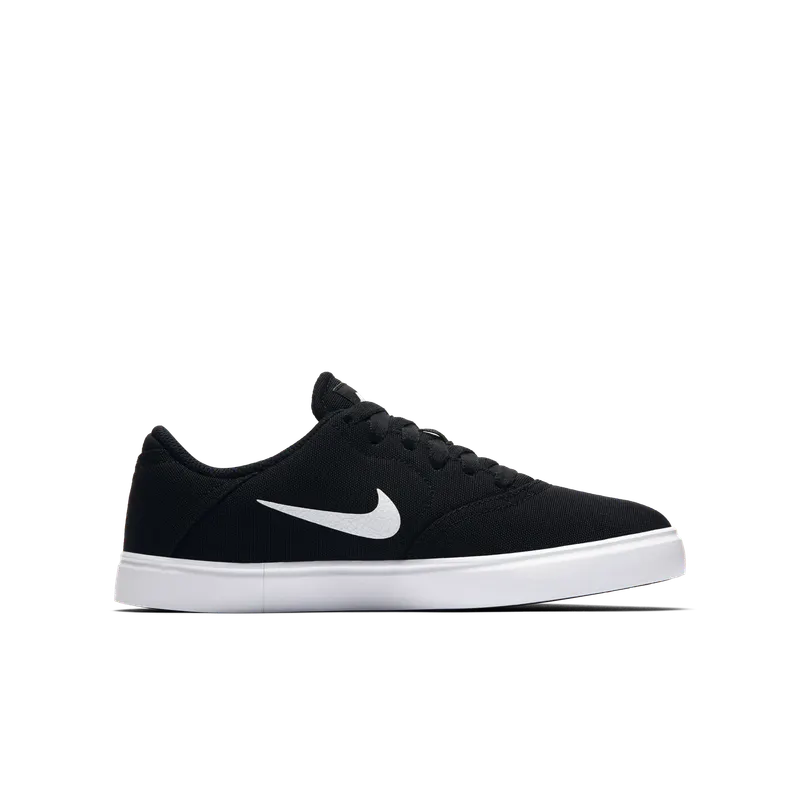 Nike SB Check Canvas Skateschoen kids – Black